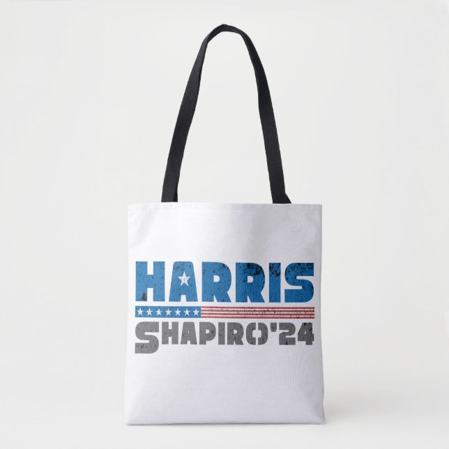 Bolso De Tela Harris Shapiro 2024 Huelga de cosecha patriótica (Anverso)
