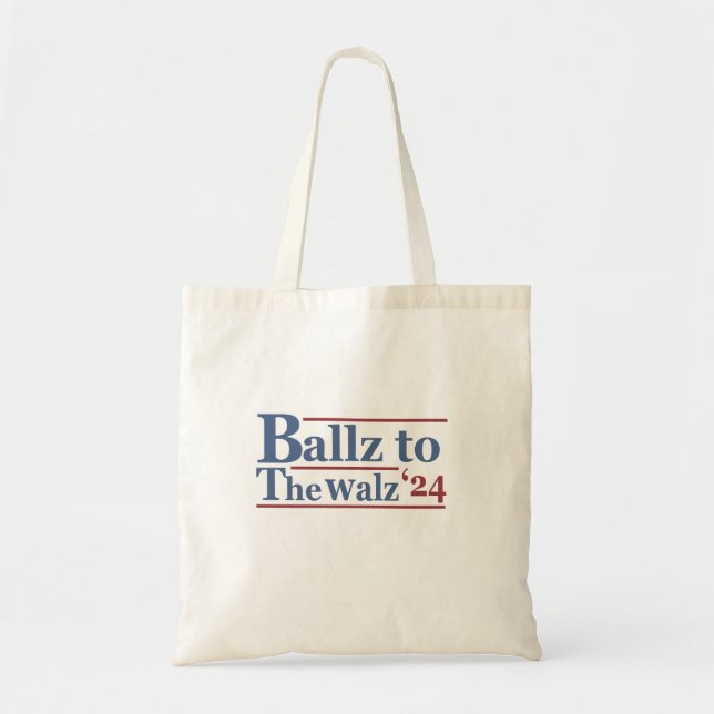 Bolso De Tela Harris Walz 2024 Elecciones Kamala Tim Waltz Améri (Frente)