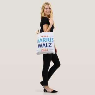 Bolso De Tela Harris Walz 2024 para presidente
