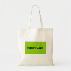 Bolso De Tela harris y walz verano de 2024 verde residencial