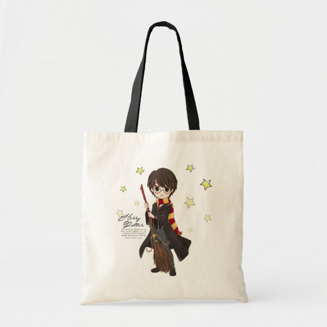 Bolso De Tela HARRY POTTER™ acuarela mágica (Frente)