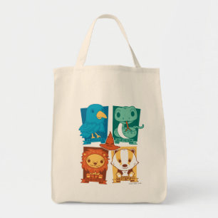BOLSO DE TELA HARRY POTTER™   CASAS DE HOGWARTS™ DE DIBUJOS ANIM