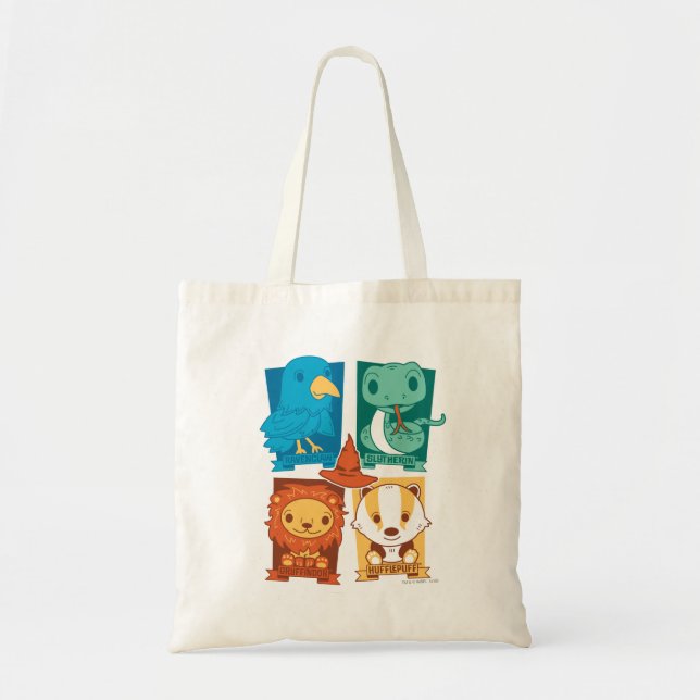 BOLSO DE TELA HARRY POTTER™ | CASAS PERSONALIZADOS HOGWARTS™ (Frente)