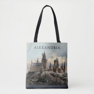Bolso De Tela Harry Potter   Castillo de Hogwarts de Día
