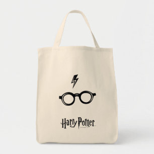 Bolso De Tela Harry Potter Cicatriz y gafas relámpago