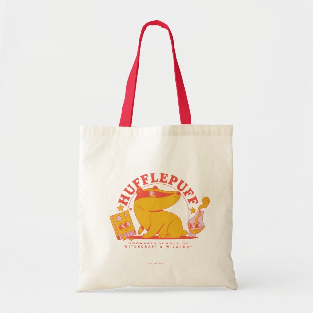 Bolso De Tela HARRY POTTER™ | Cuto HUFFLEPUFF™ (Frente)