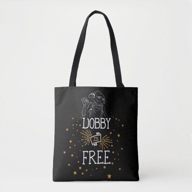 Bolso De Tela Harry Potter | Dobby Is Free (Anverso)