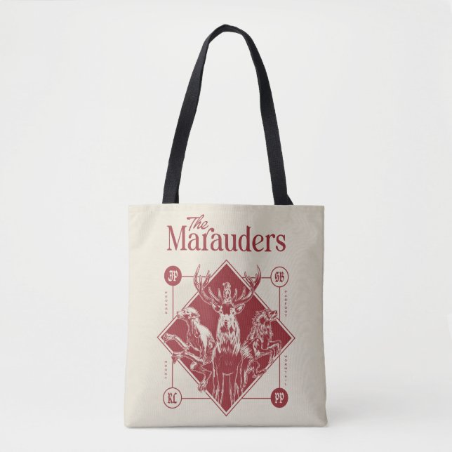 Bolso De Tela HARRY POTTER™ El gráfico de Marauders Animagus (Anverso)
