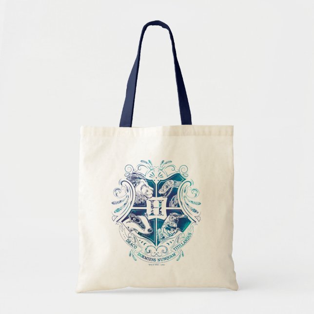 Bolso De Tela Harry Potter | Escudo Aguamenti HOGWARTS™ (Frente)