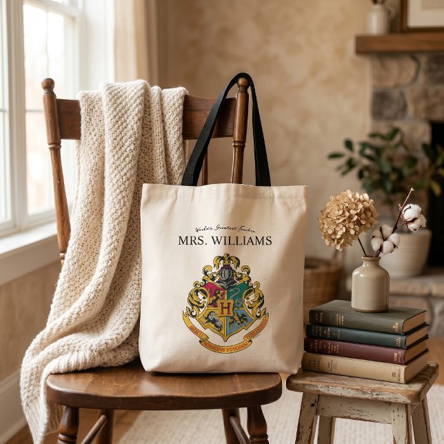 Bolso De Tela Harry Potter | Escudo de Hogwarts Profesor Persona (Subido por el creador)