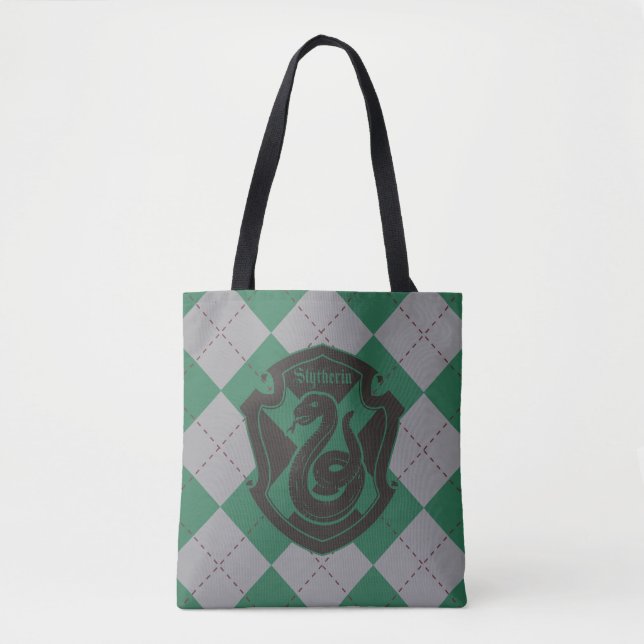 Bolso De Tela Harry Potter | Escudo del Orgullo de Slytherin Hou (Anverso)