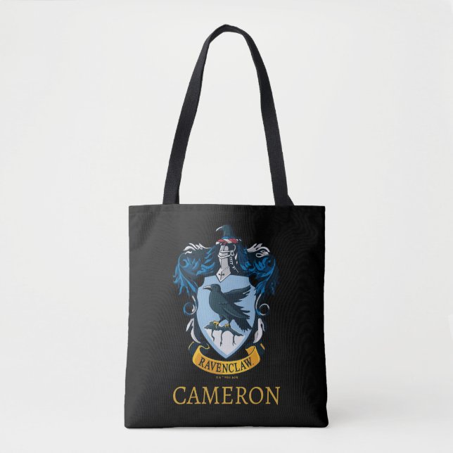 Bolso De Tela Harry Potter  | Escudo Gótico de Ravenclaw (Anverso)