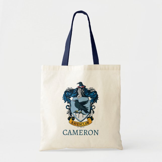 Bolso De Tela Harry Potter | Escudo Gótico Ravenclaw (Frente)