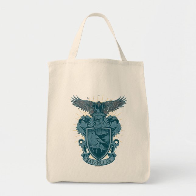 Bolso De Tela Harry Potter | Escudo Ravenclaw (Frente)