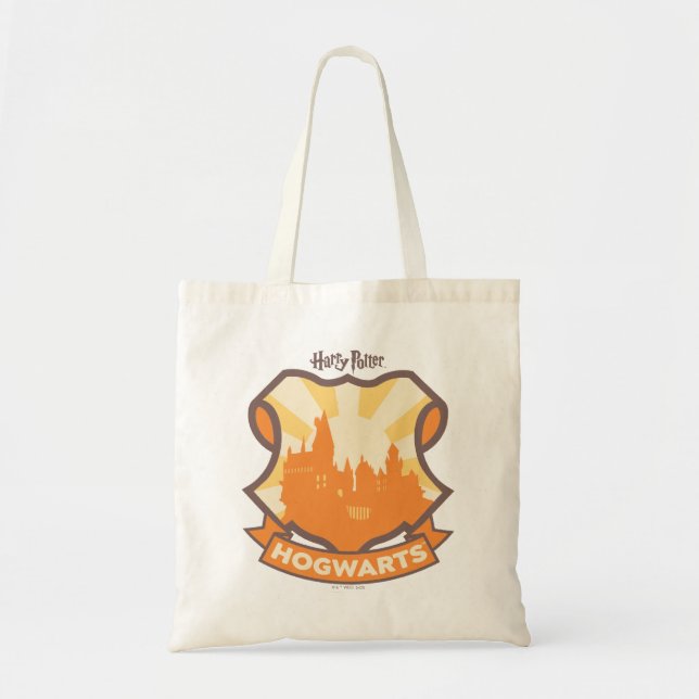 Bolso De Tela HARRY POTTER™ | Escudo Summer Magic HOGWARTS™ (Frente)