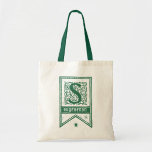 Bolso De Tela Harry Potter Estandarte Monograma de Slytherin