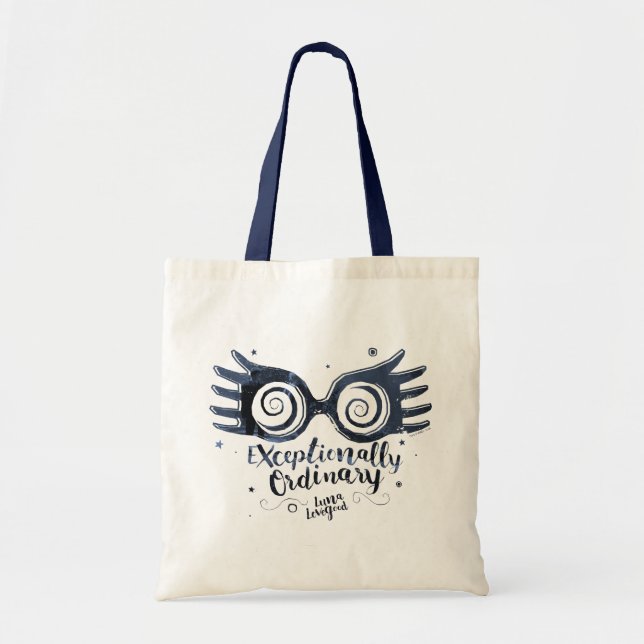 Bolso De Tela Harry Potter | Excepcionalmente ordinaria (Frente)