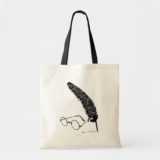 Bolso De Tela Harry Potter | Gafas Y Cuencas (Frente)