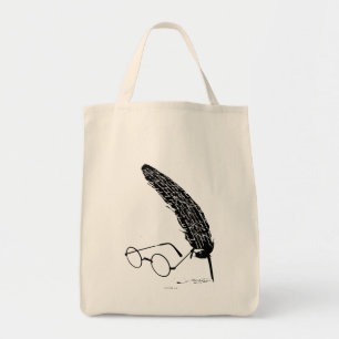 Bolso De Tela Harry Potter Gafas Y Cuencas