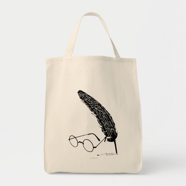 Bolso De Tela Harry Potter | Gafas Y Cuencas (Frente)