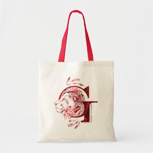 Bolso De Tela Harry Potter | Gráfico Aguamenti GRYFFINDOR™ (Frente)