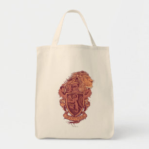 Bolso De Tela Harry Potter   Gryffindor Lion Escudo