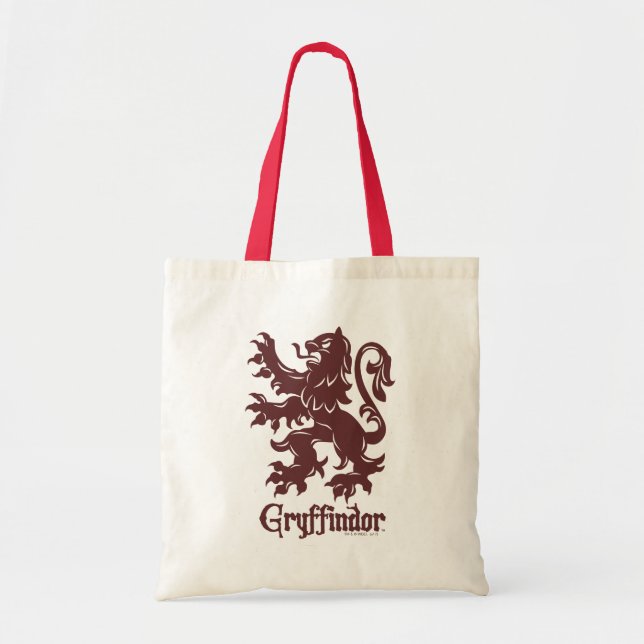 Bolso De Tela Harry Potter | Gryffindor Lion Graphic (Frente)