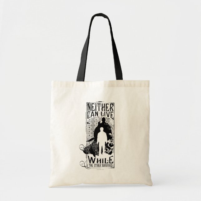 Bolso De Tela Harry Potter Hechizo | Ninguno Puede Vivir (Frente)