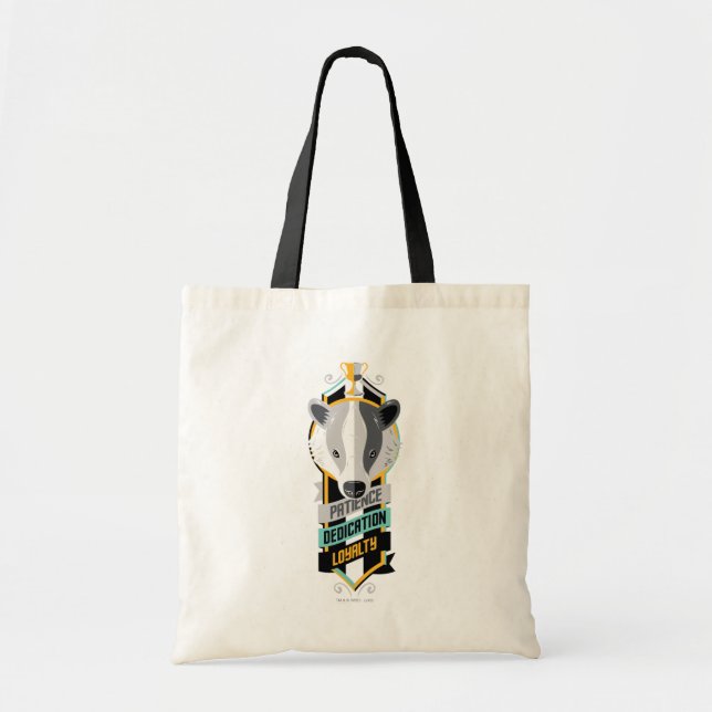 Bolso De Tela Harry Potter | HUFFLEPUFF™ House Travelodge Sigil (Frente)