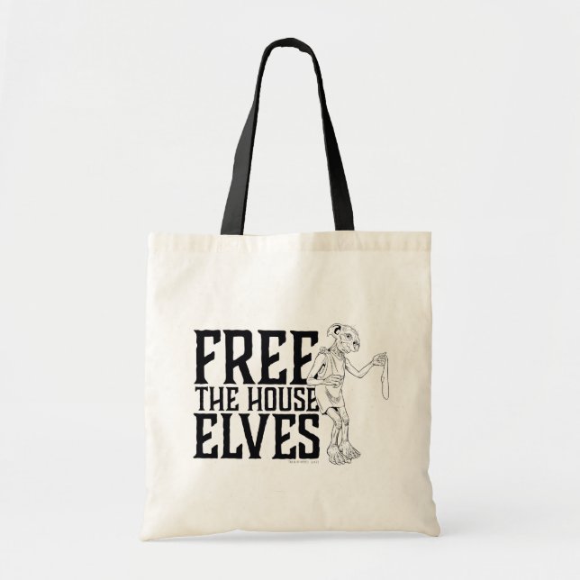 Bolso De Tela Harry Potter | Liberar A Los Elfos De La Casa (Frente)
