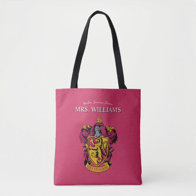 Bolso De Tela Harry Potter | Profesor Gryffindor personalizado (Anverso)
