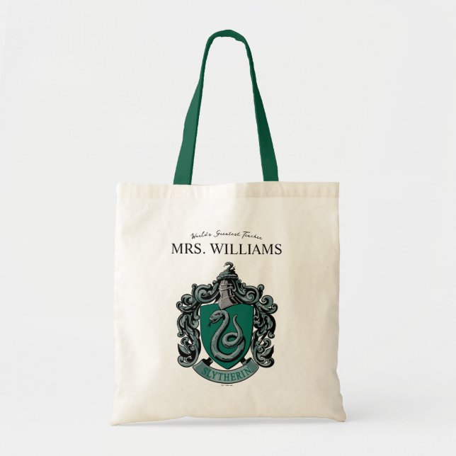 Bolso De Tela Harry Potter | Profesor Slytherin Personalizado (Frente)