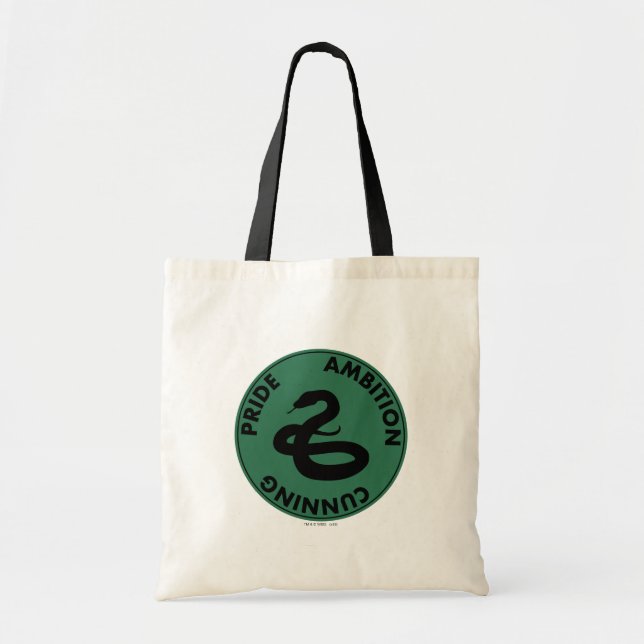 Bolso De Tela Harry Potter | Rasgos de la casa SLYTHERIN™ Gráfic (Frente)