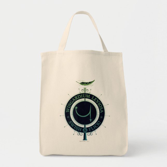 Bolso De Tela Harry Potter Spell | Gráfico de Wingardium Leviosa (Frente)