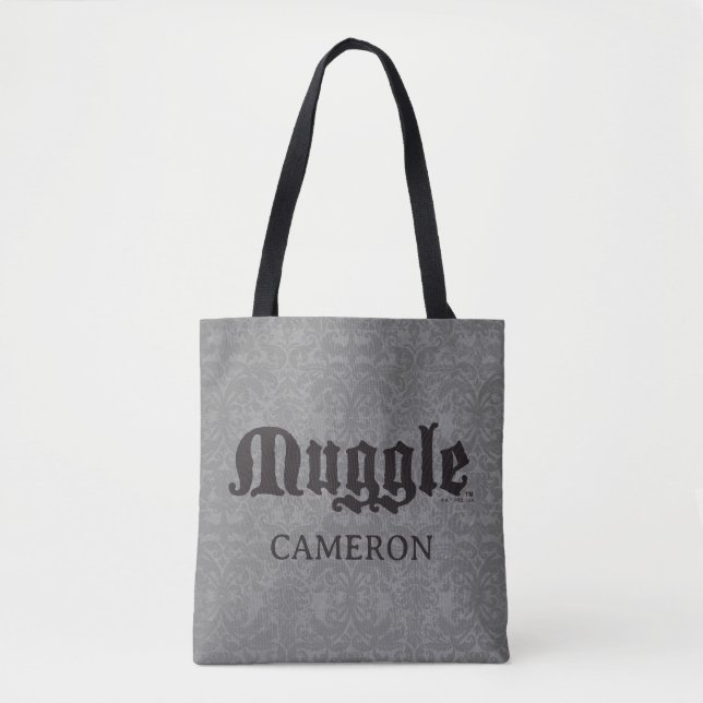 Bolso De Tela Harry Potter Spell | Muggle (Anverso)
