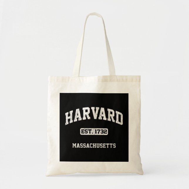 Bolso De Tela Harvard Massachusetts MAMÁ la vieja escuela atléti (Frente)
