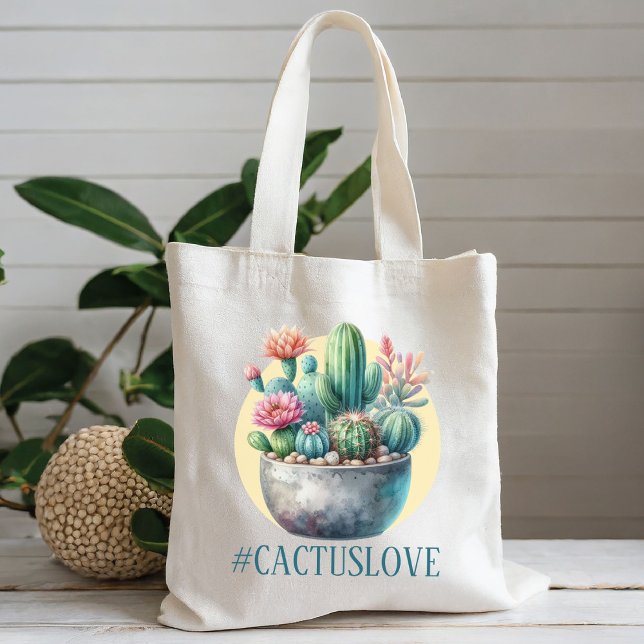 Bolso De Tela Hashtag Cactuslove (Subido por el creador)