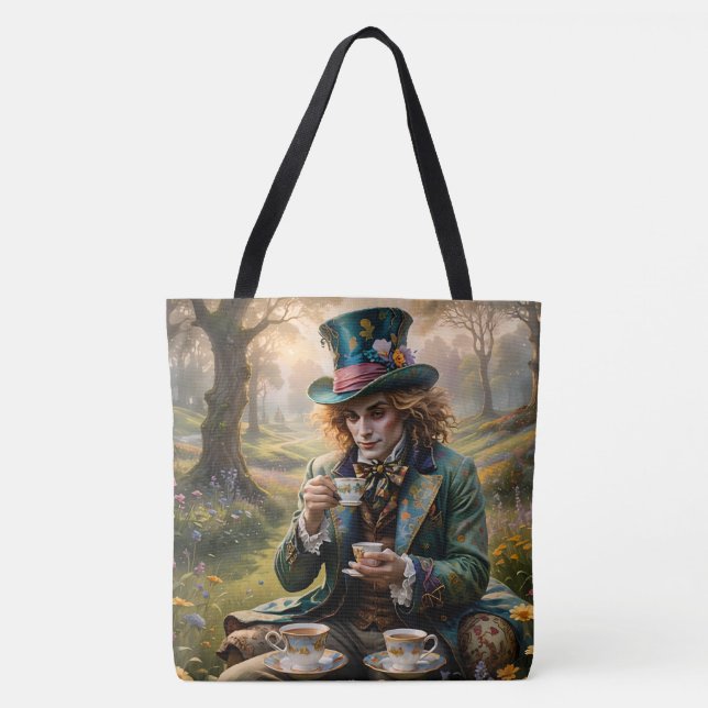 Bolso De Tela Hatter ai art (Anverso)