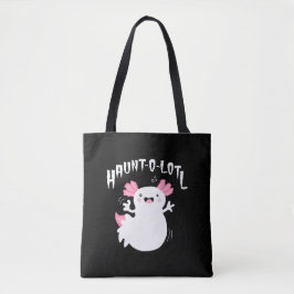 Bolso De Tela Haunt-O-Lotl Ghost Axolotl
