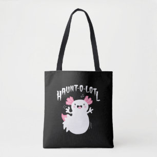 Bolso De Tela Haunt-O-Lotl Ghost Axolotl