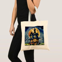 Bolso De Tela Haunted Hollow & Luna