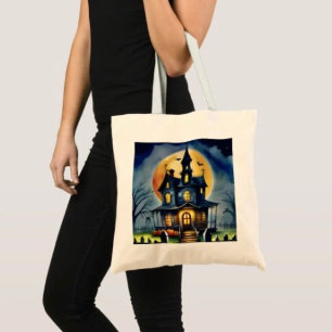 Bolso De Tela Haunted Hollow & Luna