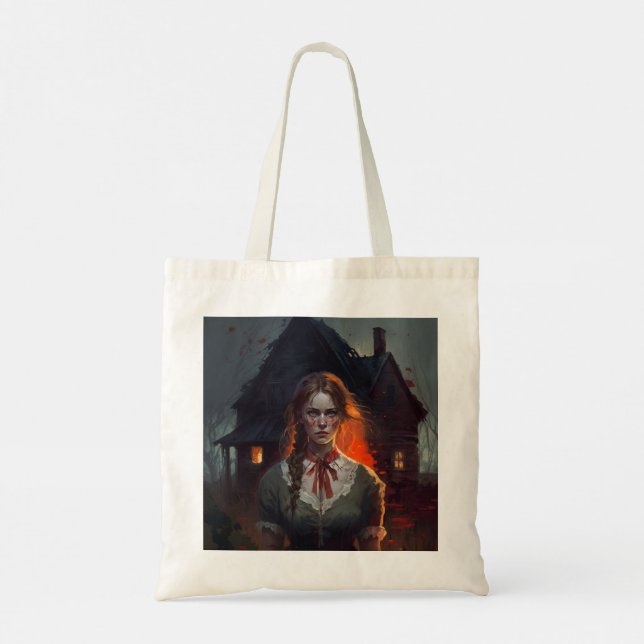 Bolso De Tela Haunting house (Reverso)