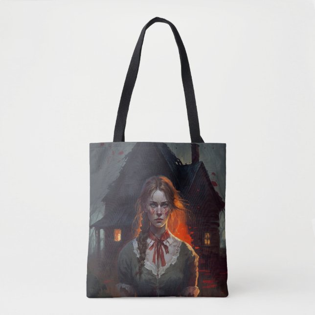 Bolso De Tela Haunting house (Anverso)