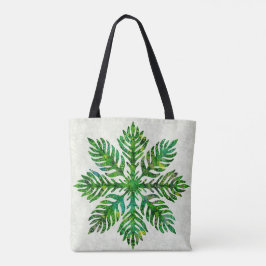 Bolso De Tela Hawai print quilt lauae fern