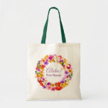 Bolso De Tela ¡Hawaiana! De Hawaii<br><div class="desc">La hawaiana es un saludo alegre que lleva la fragancia hawaiana especial de flores coloridas. Modifique esta guirnalda para requisitos particulares floral con su propio texto y cree un favor único para su acontecimiento especial.</div>