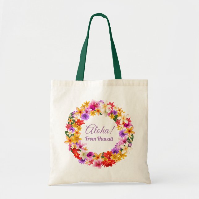 Bolso De Tela ¡Hawaiana! De Hawaii (Frente)