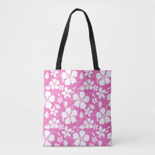 BOLSO DE TELA HAWAIIAN HULA (HIBISCUS) PINK