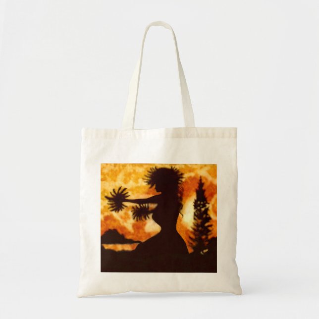 Bolso De Tela Hawiian Hula Dancer (Frente)