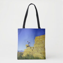 Bolso De Tela Hay Hauling Farm Ranch Cowboy Cowgirl Toag
